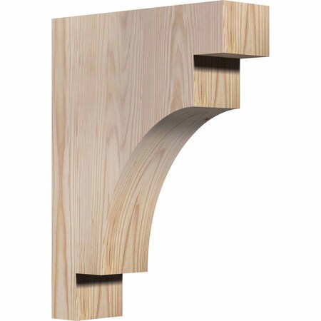 Ekena Millwork Mediterranean Smooth Corbel, Douglas Fir, 3 1/2"W x 12"D x 16"H COR04X12X16MED00SDF